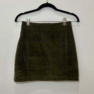 Sunday Best (Aritzia) Corduroy Mini Skirt